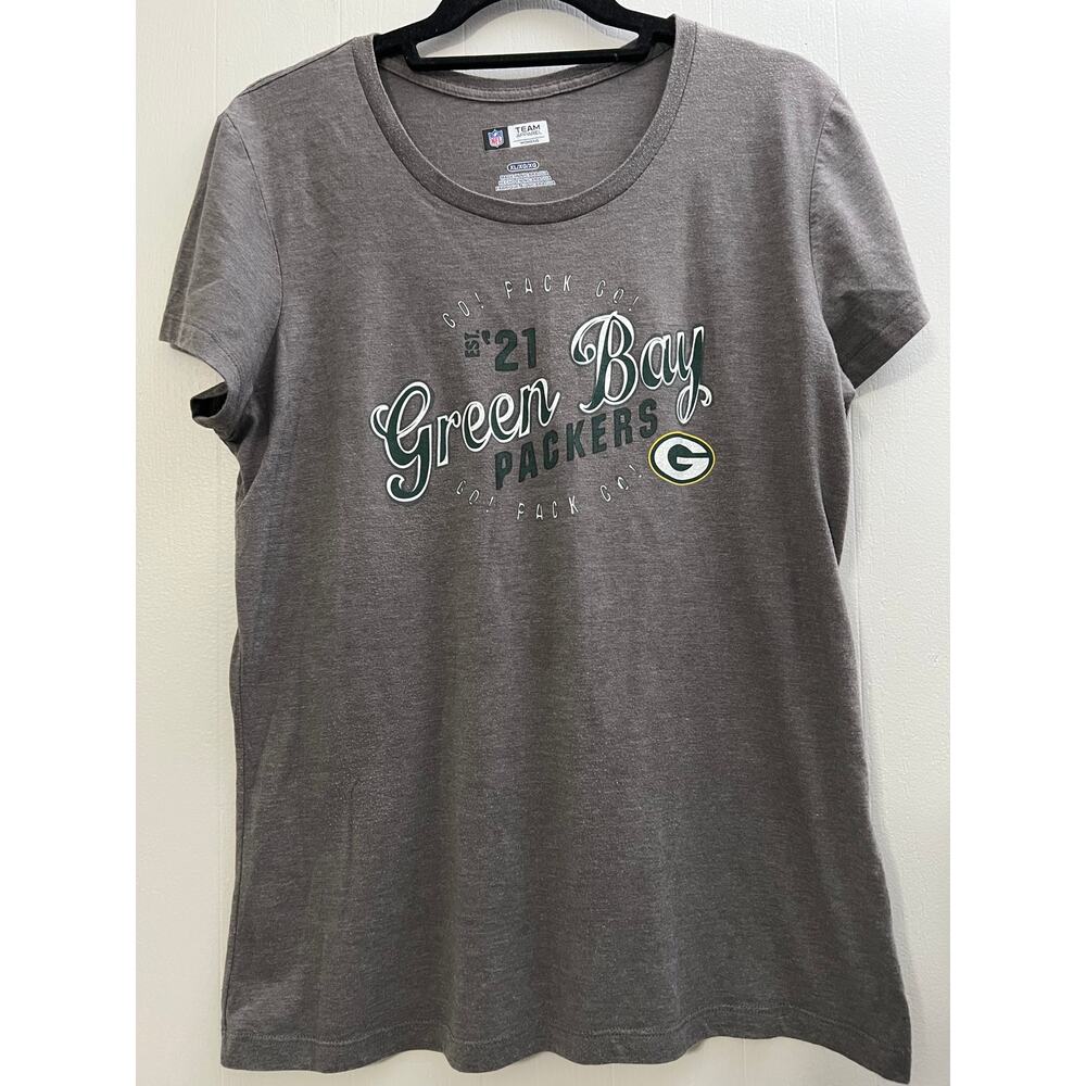 NFL Team Apparel Green Bay Packers Size XL Women's Shirt
